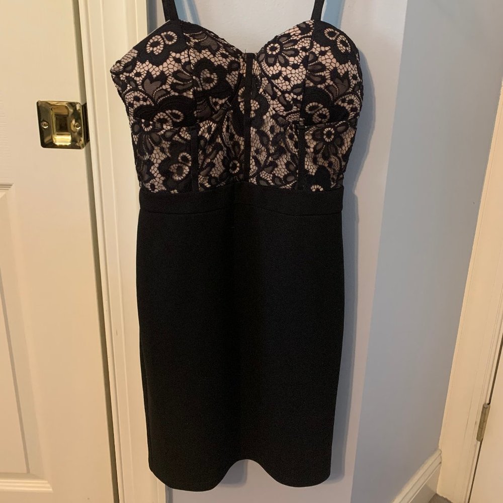 Lace Top Bodycon Dress